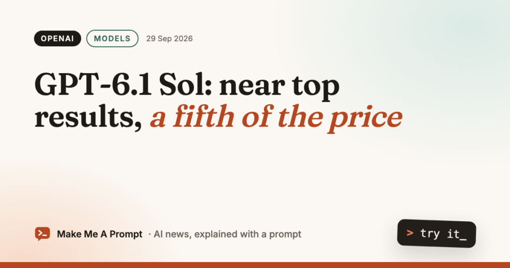 GPT-6.1 Sol