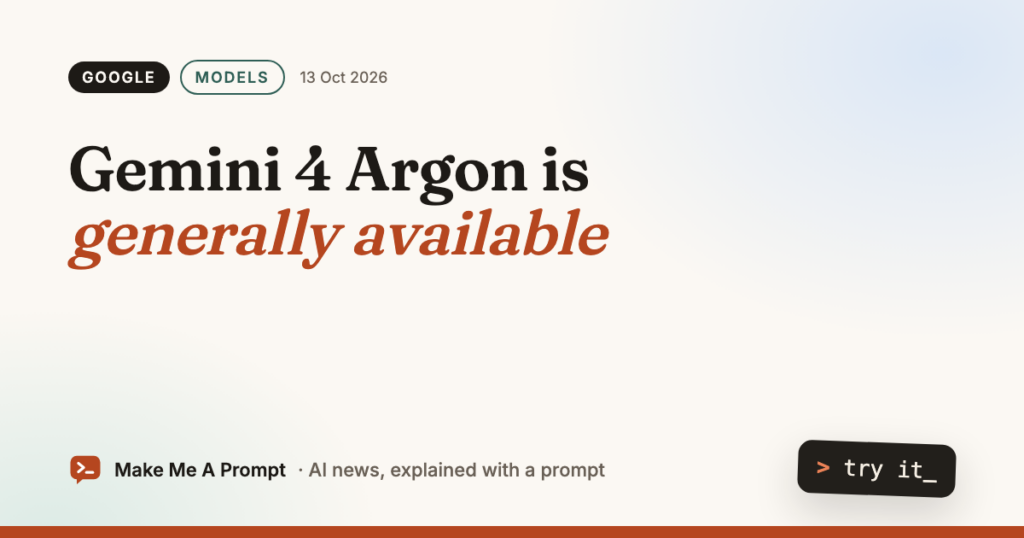 Gemini 4 Argon